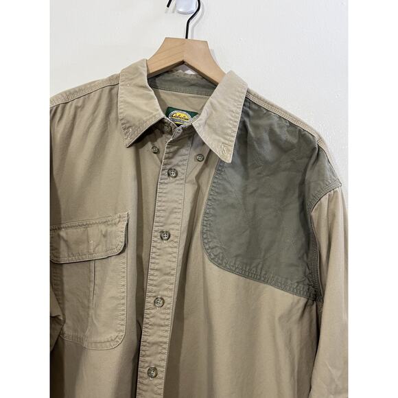 Gorpcore Utility Retro Outdoors Safari Work Button Up Shirt XLT Hunting Dad - Picture 7 of 13